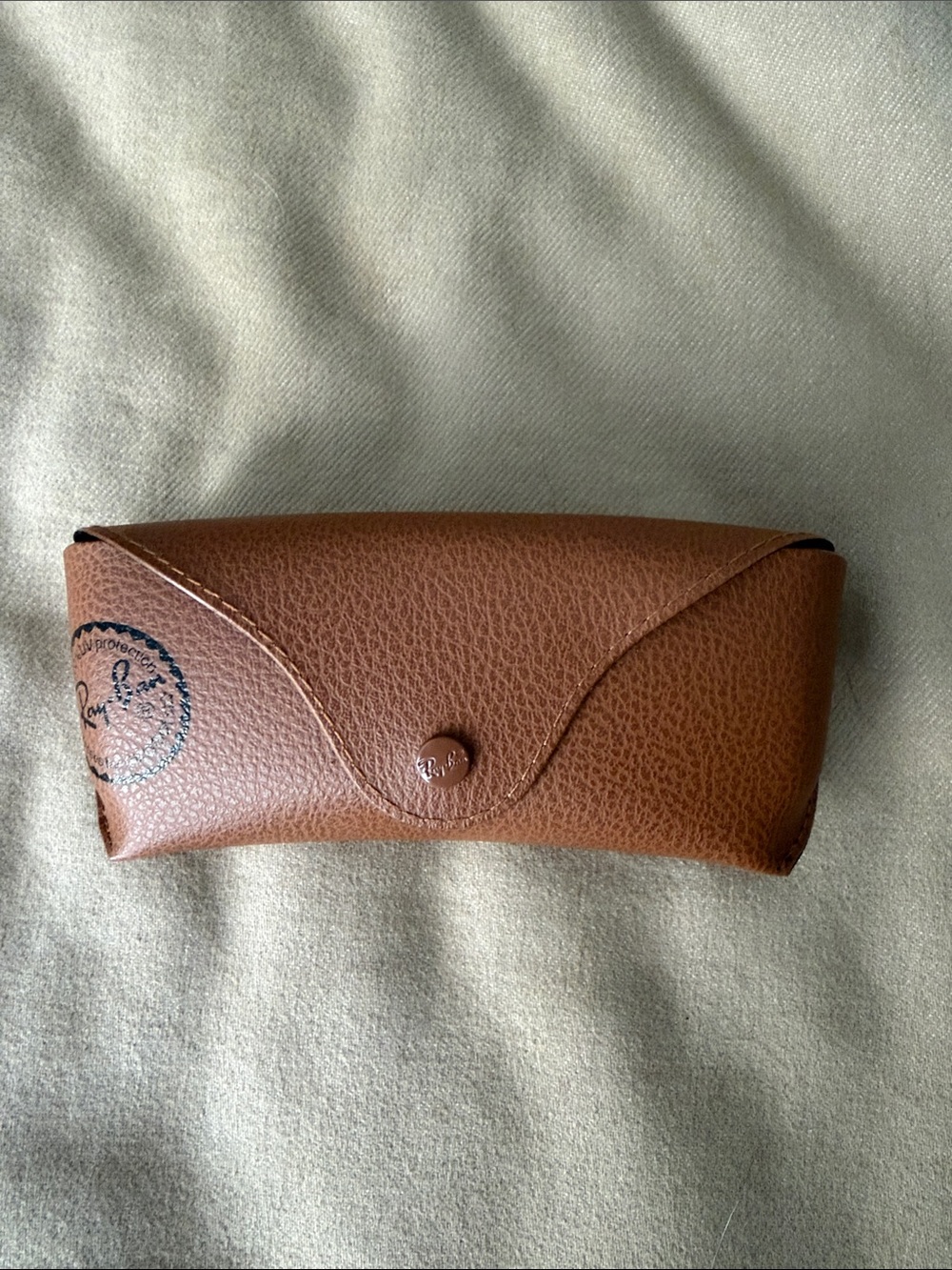 Ray-Ban Brown Leatherette Sunglasses Case - Empty!!
